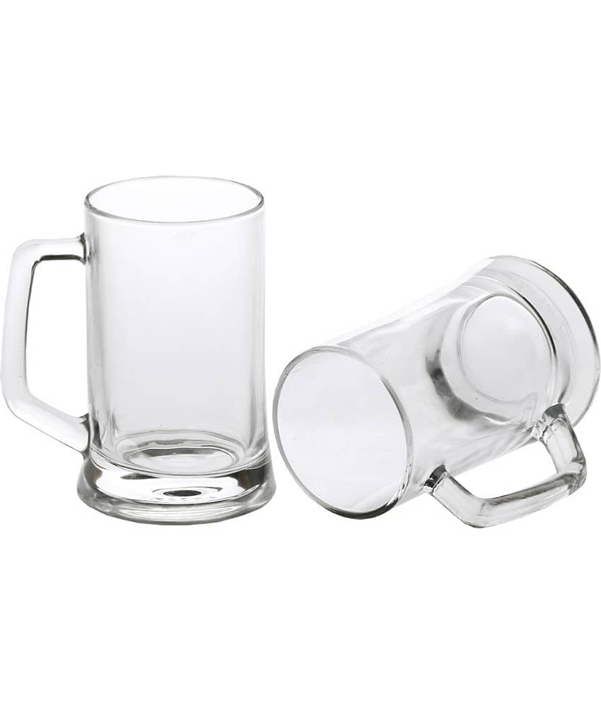 Somil Beer Mug Glasses Set,  400 ML - (Pack Of 2)