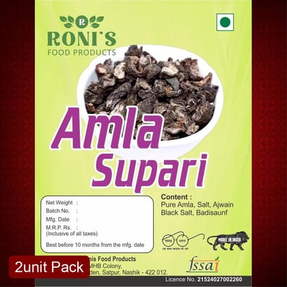 Roni's Savory & Spicy Snack Duo | Amla Supari (500g) & Haldi Candy (250g) | Zesty Mouth Fresheners