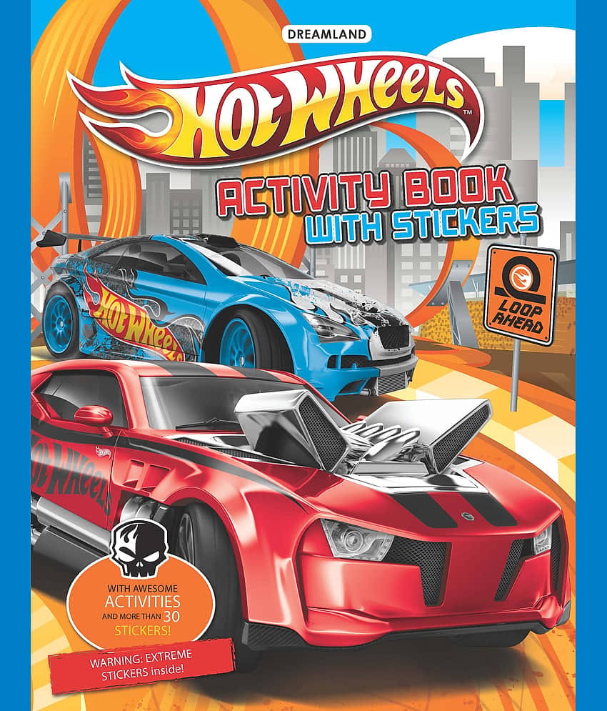 Hot Wheels Activity Book with Stickers