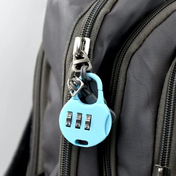 3 Digit Zipper Lock and zipper tool used widely in all security purposes of zipper materials. (PACK OF 2)