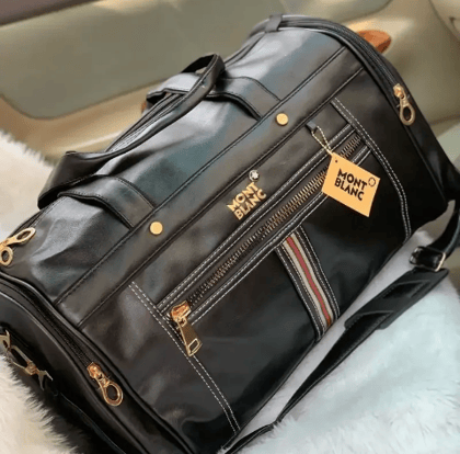 MONT BLANC Most stylish duffel bag travel bag / Gym Bag
