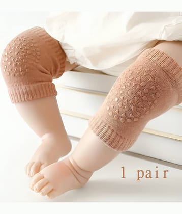 purple dust Pack of 1 Unisex for Baby Cotton No Slip Socks ( Multicolor )