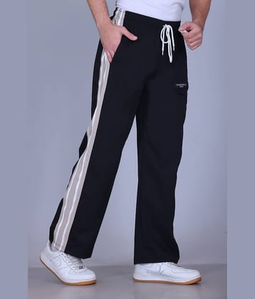 HVBK Black Polyester Men's Trackpants ( Pack of 1 )