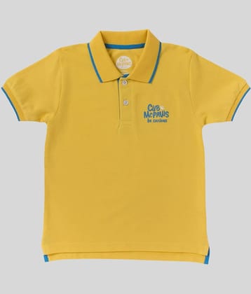 Cub Mcpaws Pack of 1 Boys Cotton T-Shirt ( Yellow )