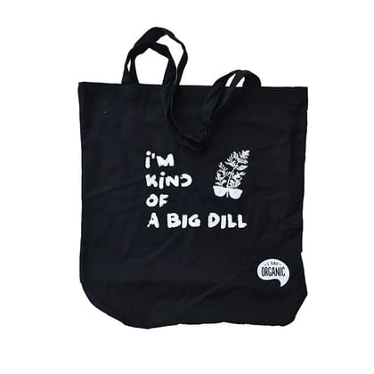 Cotton Tote Bag (Dill)-1 Pcs