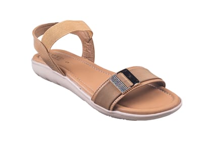 Trendz Ladies Beige Sandal-Cream / 3