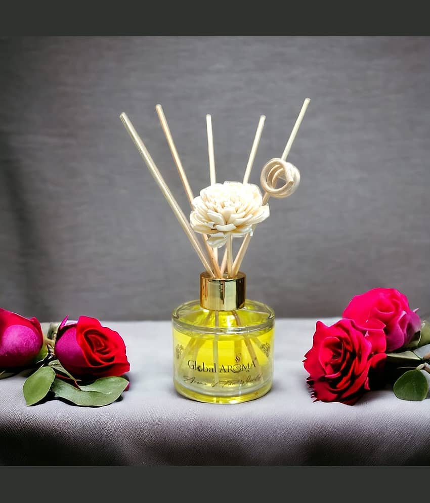 GLOBAL AROMA  Magic Fragrance Glass Reed Diffusers Set 60ML