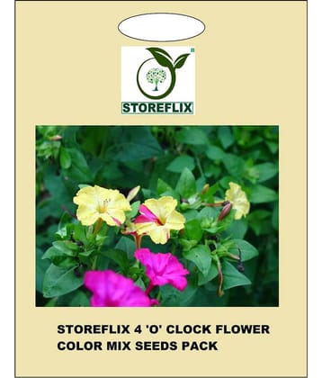 4'o' clock flower 30 seeds pack with free cocopeat and user manual