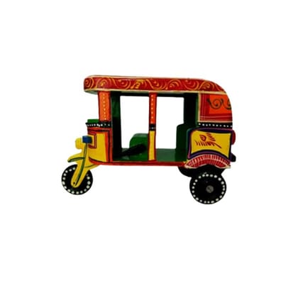 Wooden Auto Rickshaw
