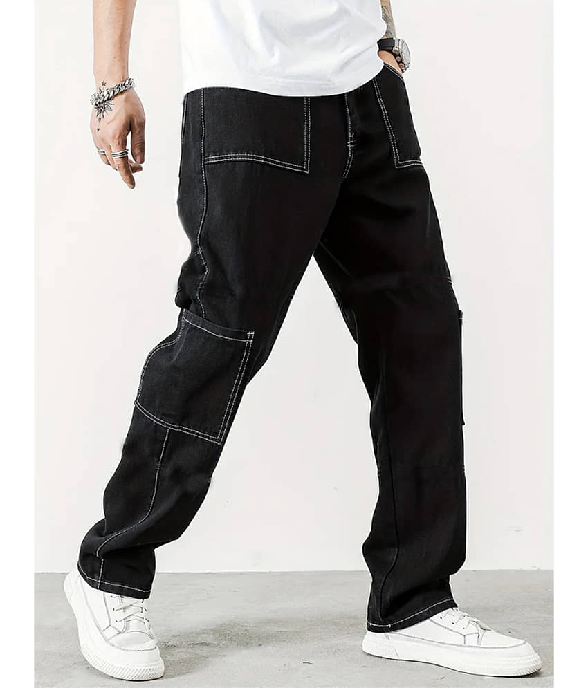 Forbro Black Polyester Men's Trackpants ( Pack of 1 )