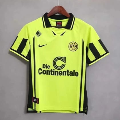 Borussia Dortmund 1996-1997 Home Retro Jersey-S