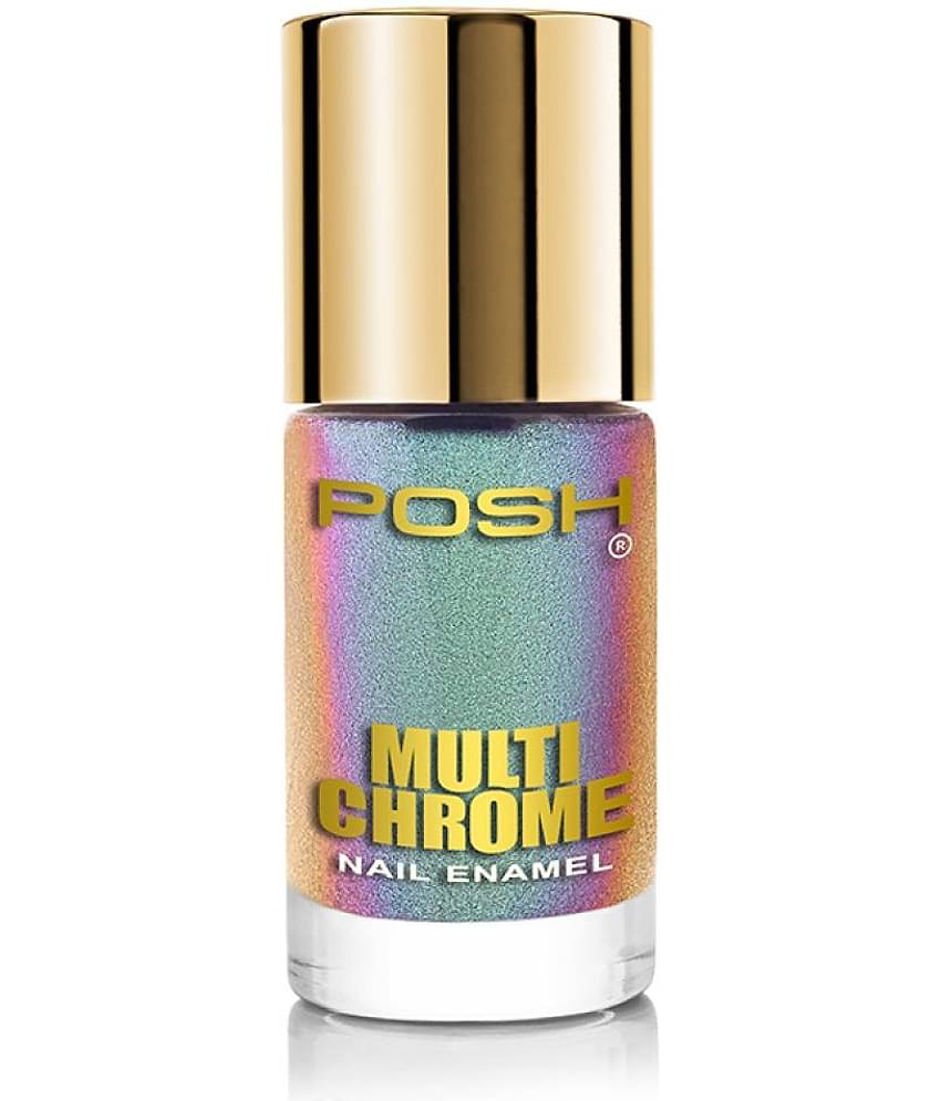 Posh - Multicolor Chrome Nail Polish ( Pack of 1 )