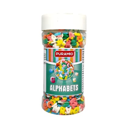 Puramio Alphabets For Cake Decoration, 100 gm