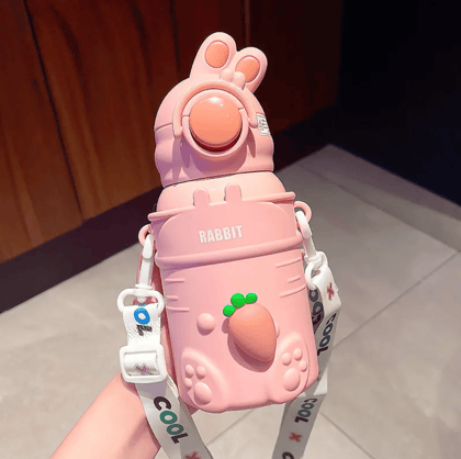 Kids Rabbit Smart Temperature Display Insulated Mugassorted colour