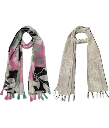 stolevilla Multi Printed Poly Cotton Yarn Stoles