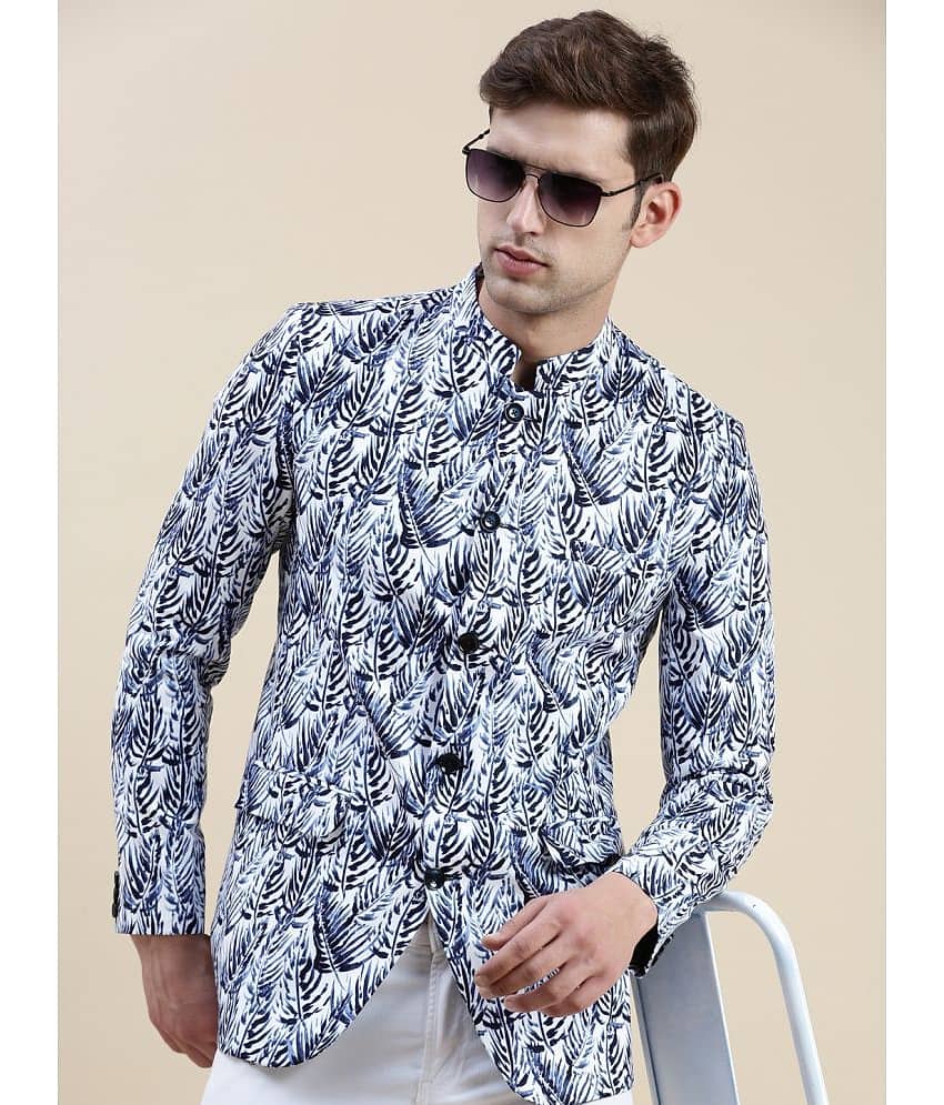 Showoff Cotton Men's Blazer - White ( Pack of 1 )