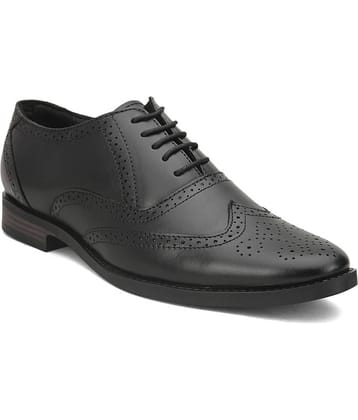 Fashion Victim Black Men's Brogue Formal Shoes
