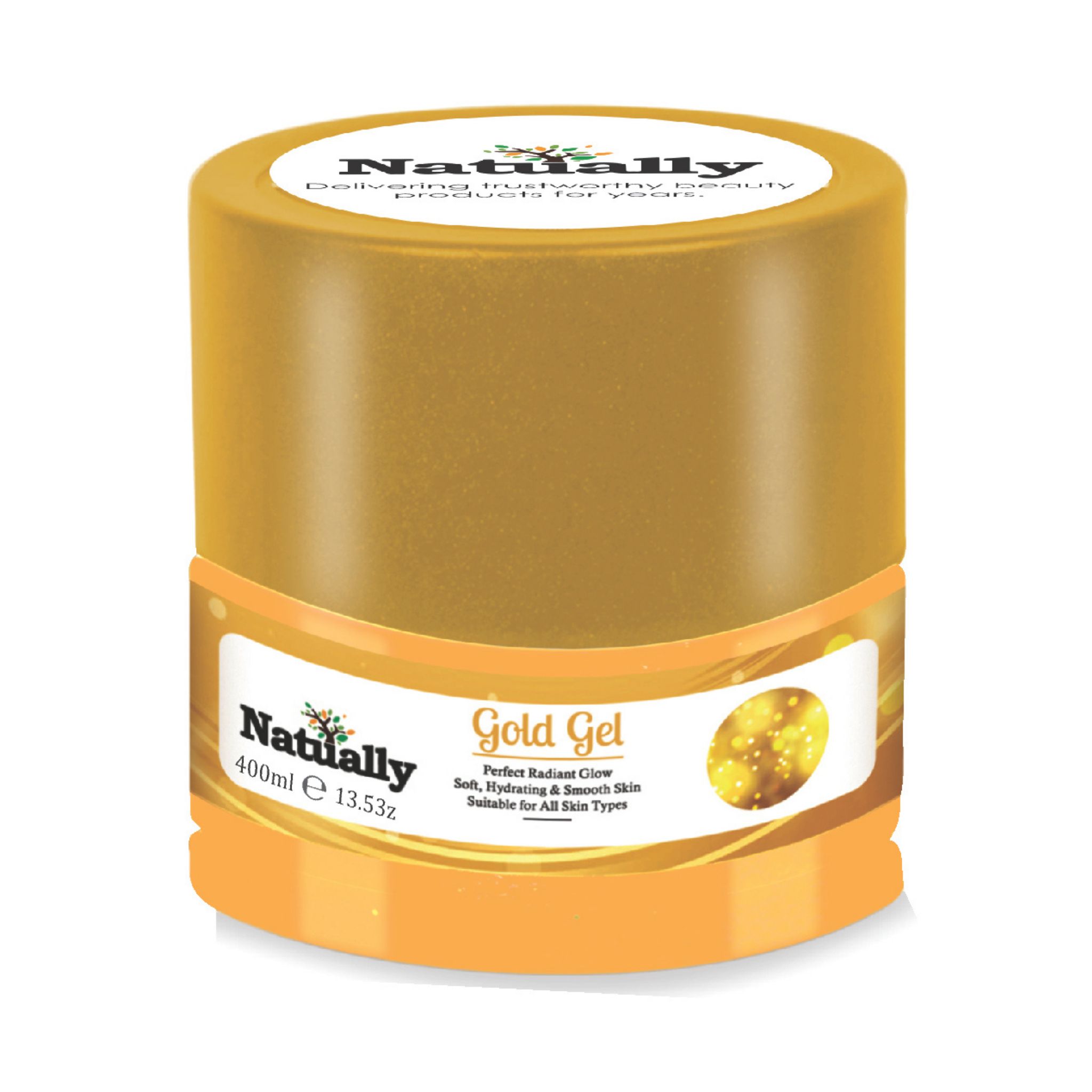 Natually Gold Gel | Perfect Radiant Glow Soft, Hydrating &Smooth Skin | 350g