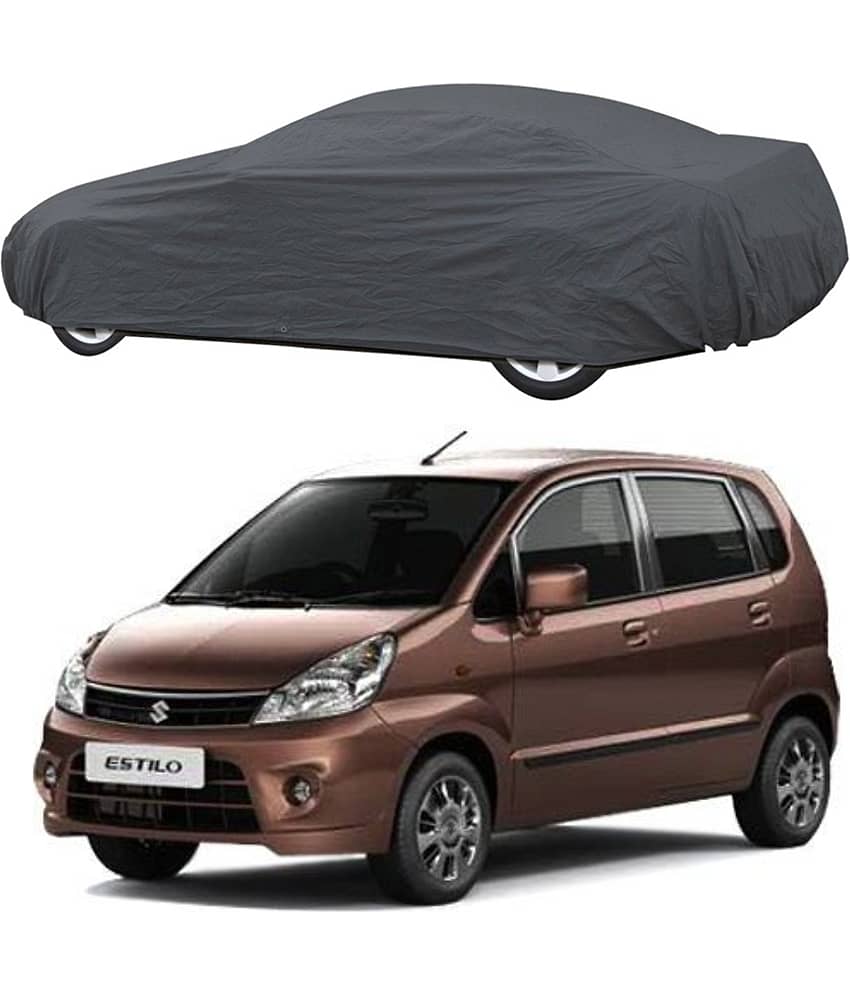 CARNEST Car Body Cover for Maruti Suzuki Estilo [2009-2014] Without Mirror Pocket ( Pack of 1 ) , Grey