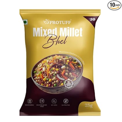Milxed Millet Bhel (Pack of 10) Milxed Millet Bhel (Pack of 10)