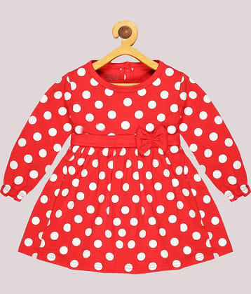 Babeezworld Cotton Frock For Girls ( Pack of 1 , Blue )