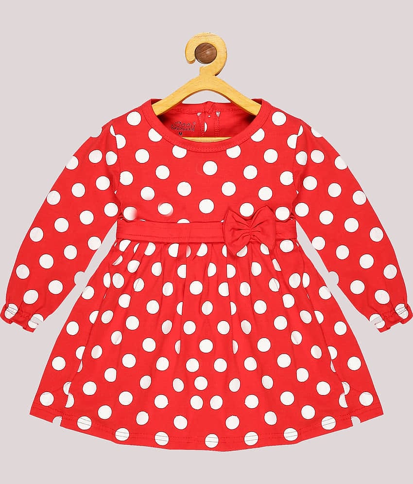 Babeezworld Cotton Frock For Girls ( Pack of 1 , Blue )