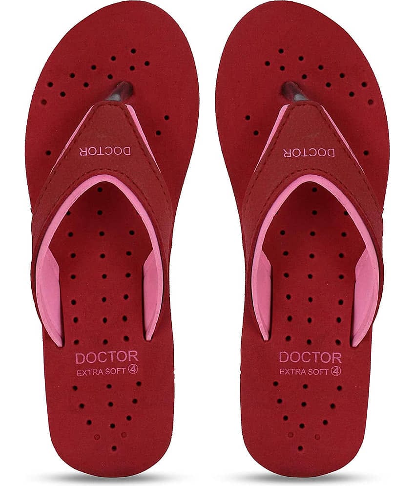 DOCTOR EXTRA SOFT - Black Women's Thong Flip Flop
