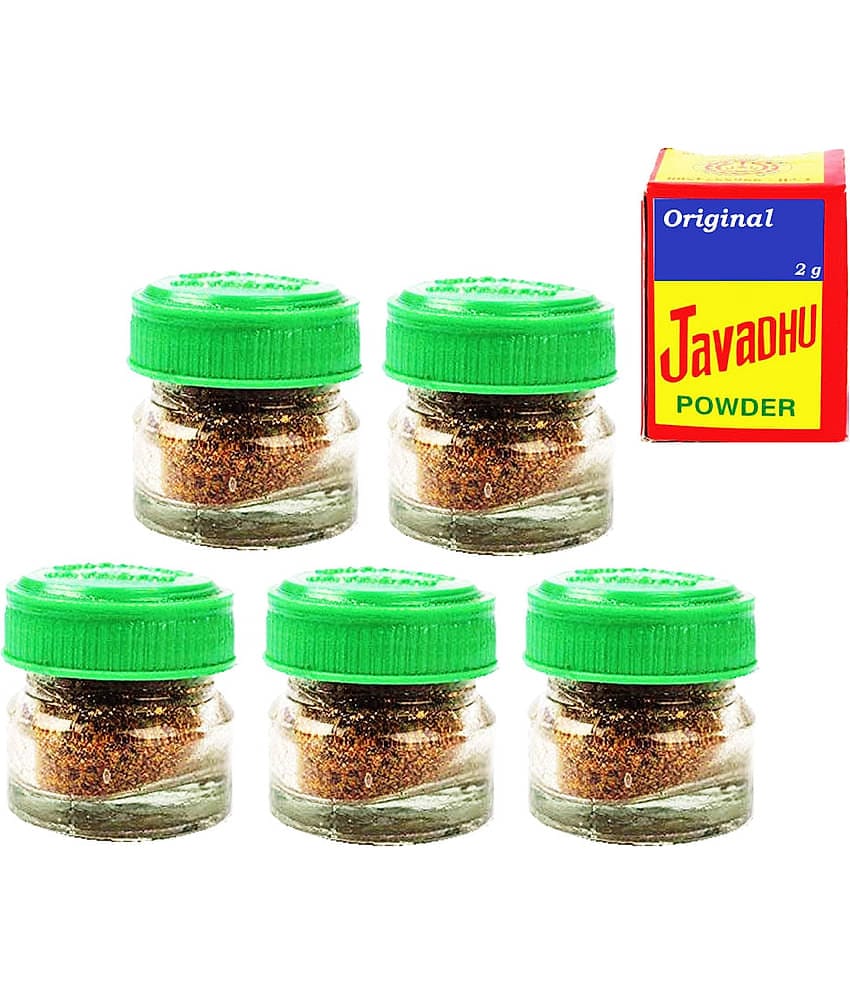 Grow Basket Javadhu Powder Javadhu Powder Talc 10 gm Pack of 5