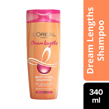 Loreal Paris Dream Lengths Shampoo, 340 Ml