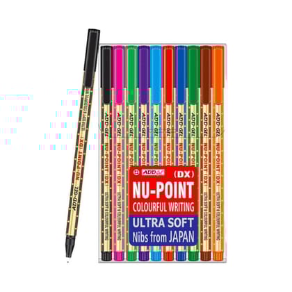ADD Gel Nu-Point Dx Multicolor Pens (Pack of 10)