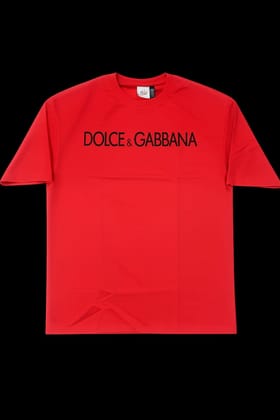 Mens Premium Red Graphic Oversized T-Shirt