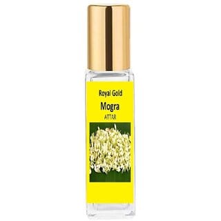 SnapSnop Royal Gold Mogra Attar 10ml for Pooja Rituals, Spiritual Worship and Personal Use Ittar