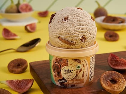 Anjeer Sugarless Ice Cream 100ml