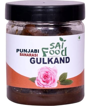 SAi Food PUNJABI Banarasi Gulkand Made from Finest Rose Petals Finest Mixed Gulkand Pickle 250 g