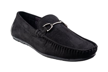 Wear In Gents Black Casual Shoe-Black / 9