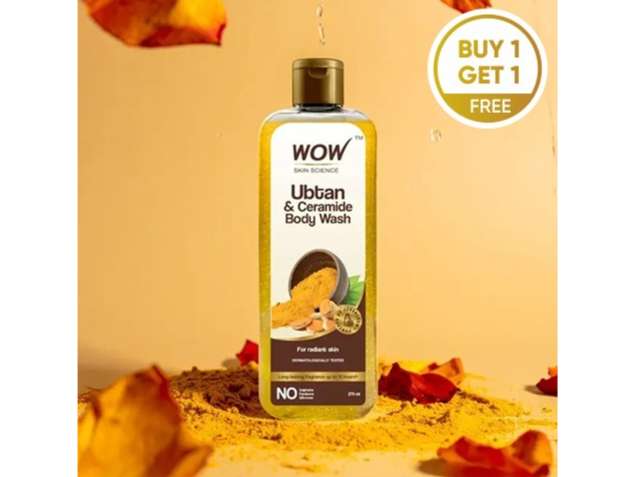 WOW Ubtan & Ceramide Body Wash - 275 ml (BUY 1 GET 1 FREE)