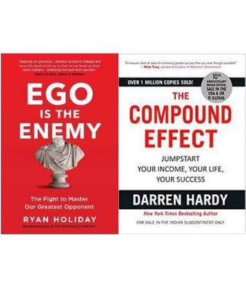 Combo: Ego is the Enemy + The Compound Effect By Ryan Holiday & Darren Hardy