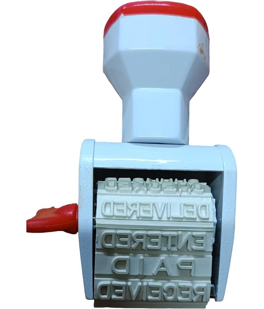 Stamp with changeable Title for multi purpose Use