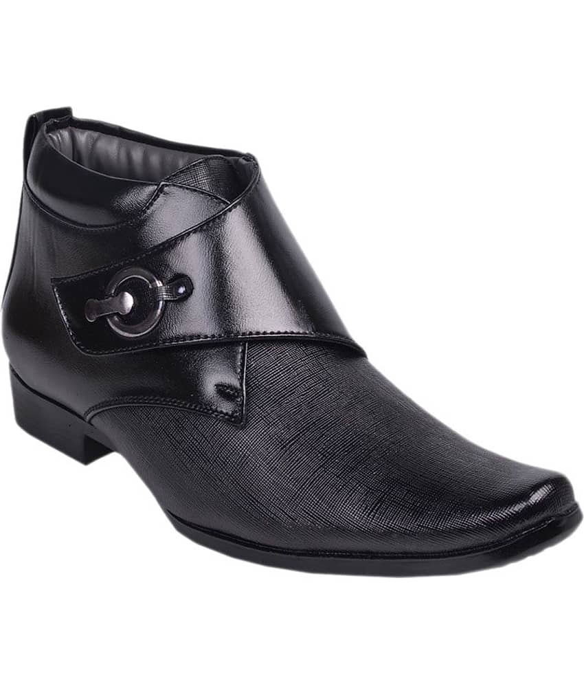 Aadi Black Formal Shoes