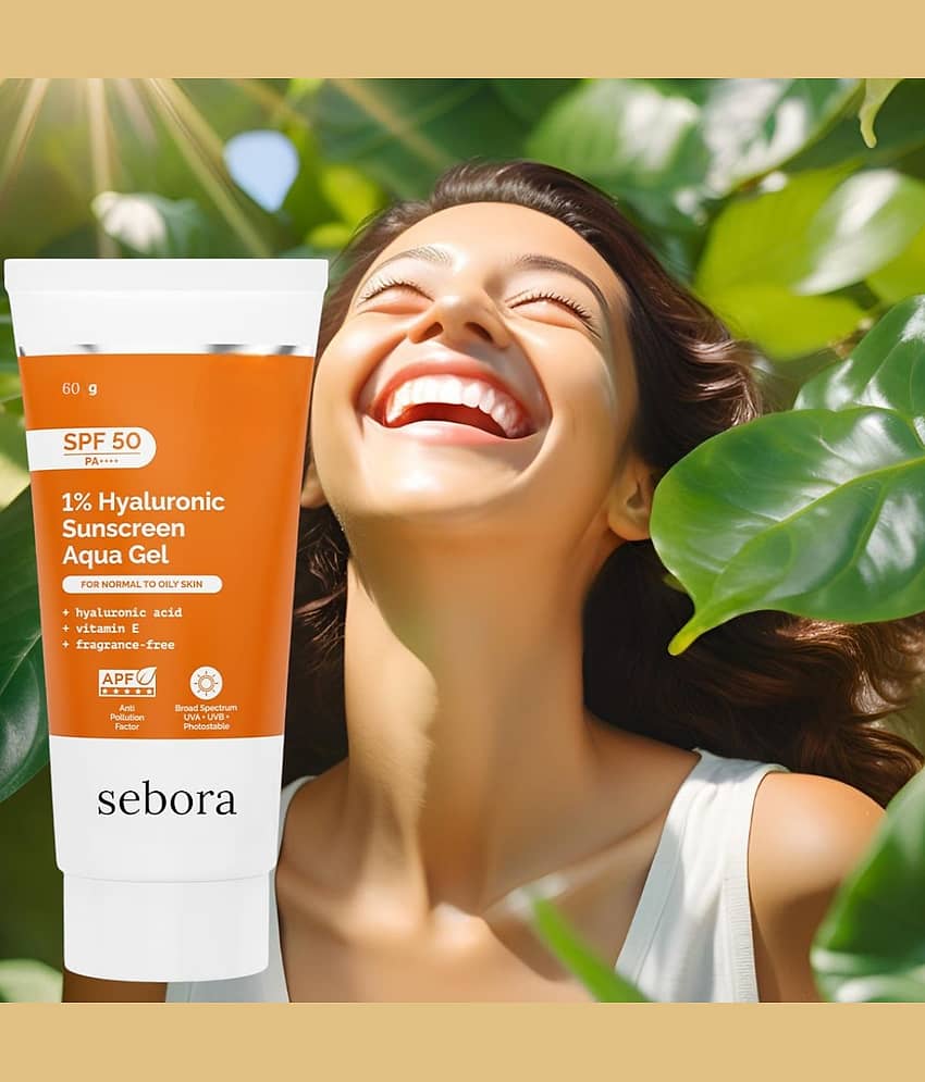 Sebora SPF 50 Sunscreen Cream For All Skin Type ( Pack of 1 )