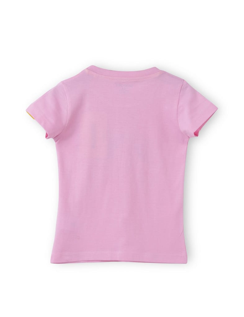 Luxurious Kids Girls T shirt Cotton Bon Bon Pink Rainbow and Cloud 2025 at ShopCircuit | ONDC