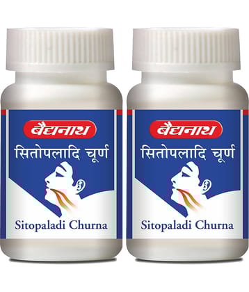 Baidyanath Sitopaladi Churna | (60G) Powder (Pack of 2)