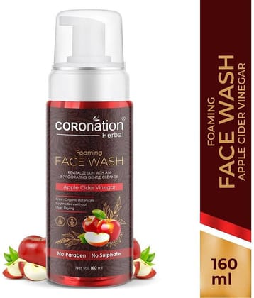 coronation herbal  Apple Cider Vinegar Foaming  Face Wash 160 mL