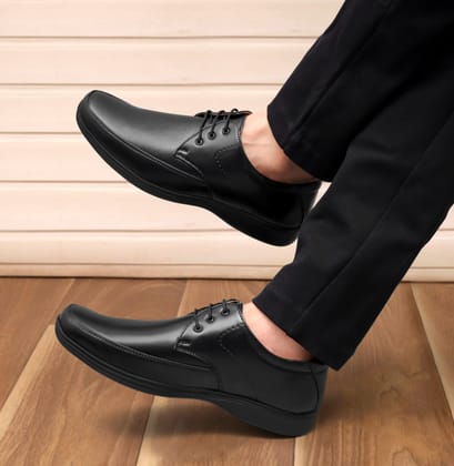 WUGO::Latest Stylish Men Formal Shoes|Black Derby Shoes|Office Shoes For Men's & Boys (Free Home Delivery)
