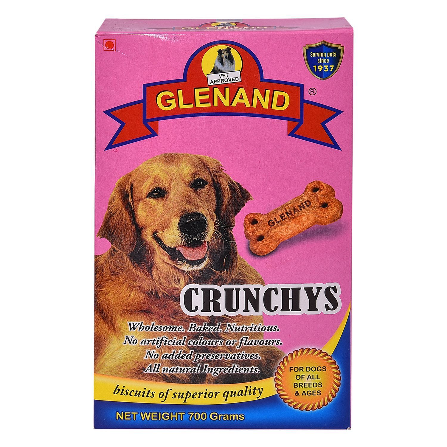 Glenand Dog Crunchies Biscuits 700g