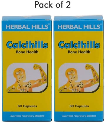 Herbal Hills Calcihills 60 Capsules - Pack of 2 Capsule 1 mg