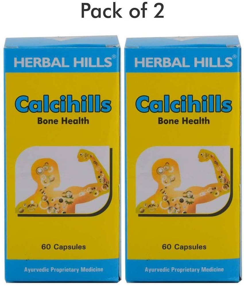 Herbal Hills Calcihills 60 Capsules - Pack of 2 Capsule 1 mg