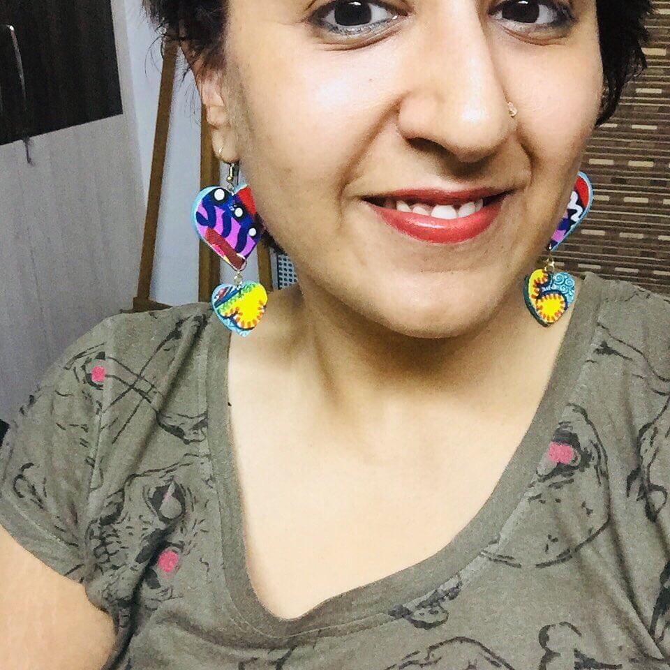 Halo-Heart Earrings - 3