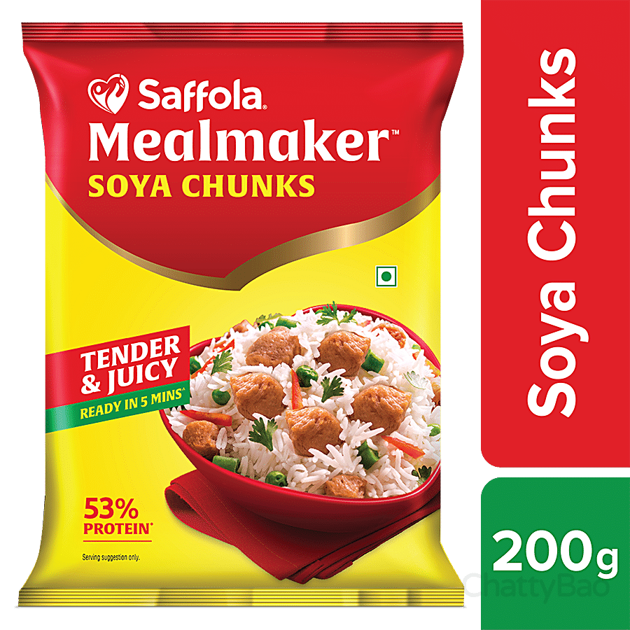 Saffola Mealmaker - Soya Chunks 200 g