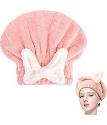 FEZORA Microfibre Colorblock Above 600 -GSM Bath Towel ( Pack of 1 ) - Pink